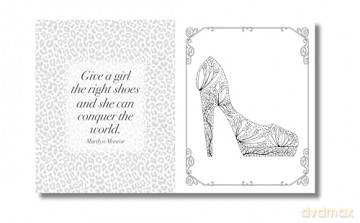 Dream Shoes Colouring Book (Arcturus Creative Colouring) - Tansy Willow [KSIĄŻKA]