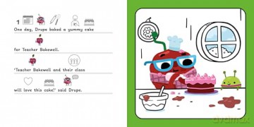 Drupe Busy Day: Accessible Symbolised Edition: 4 (Symbolised Little Cherries) [KSIĄŻKA]