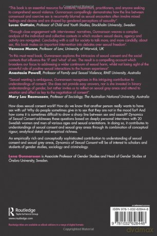Dynamics of Sexual Consent: Sex, Rape and the Grey Area In-Between - Lena Gunnarsson [KSIĄŻKA]