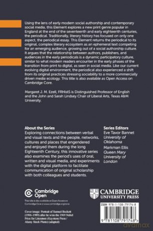Early English Periodicals and Early Modern Social Media (Elements in Eighteenth-Century Connections) - Margaret J. M. Ezell [KSIĄŻKA]