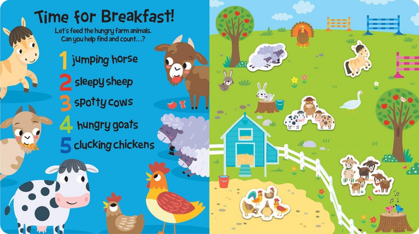 Easy Peely On the Farm - Peel, Stick, Play! (Easy Peely - Peel, Stick, Play!) - Holly Hall [KSIĄŻKA]