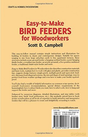 Easy-to-Make Bird Feeders for Woodworkers: vii (Dover Woodworking) - Scott D. Campbell [KSIĄŻKA]
