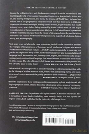 Edge of Irony - Modernism in the Shadow of the Habsburg Empire - Marjorie Perloff [KSIĄŻKA]