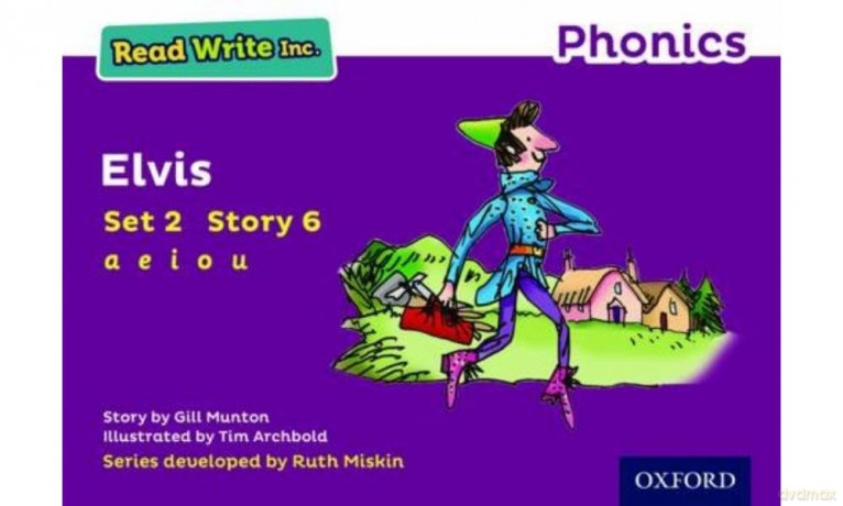 Elvis (Purple Set 2 Storybook 6) (Read Write Inc. Phonics) - Gill Munton [KSIĄŻKA]