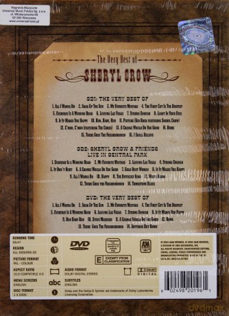 Sheryl Crow: Best Live In Central Park (Sound & Vision) (Digipack) [2CD]+[DVD]
