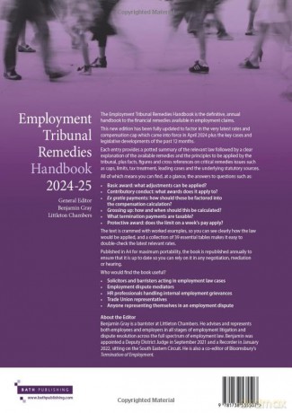 Employment Tribunal Remedies Handbook 2024_2025 - Benjamin Gray [KSIĄŻKA]