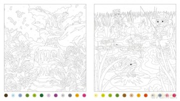 Enchanted Kingdom: A Colour-by-Numbers Adventure: Includes 45 Artworks To Colour (Arcturus Creative Colour by Numbers) - Georgie Fearns [KSIĄŻKA]
