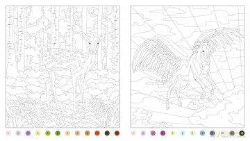 Enchanted Kingdom: A Colour-by-Numbers Adventure: Includes 45 Artworks To Colour (Arcturus Creative Colour by Numbers) - Georgie Fearns [KSIĄŻKA]