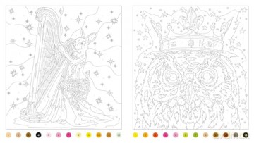 Enchanted Kingdom: A Colour-by-Numbers Adventure: Includes 45 Artworks To Colour (Arcturus Creative Colour by Numbers) - Georgie Fearns [KSIĄŻKA]