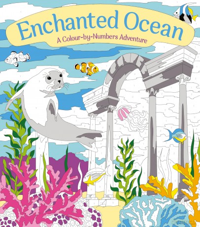 Enchanted Ocean: A Colour-by-Numbers Adventure: Includes 45 Artworks To Colour (Arcturus Creative Colour by Numbers) - Georgie Fearns [KSIĄŻKA]
