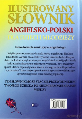 Ilustrowany Słownik Angielsko Polski Dla Dzieci [KSIĄŻKA]