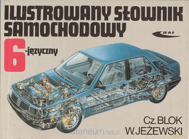 Ilustrowany słownik samochodowy 6-języczny [KSIĄŻKA]