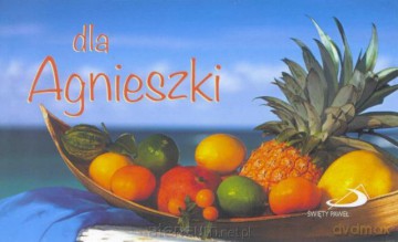 Imiona - Dla Agnieszki [KSIĄŻKA]