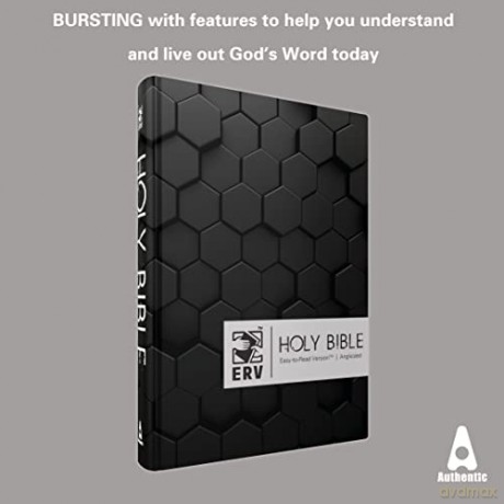 ERV Holy Bible Hardback Black, Anglicized, (Easy-to-Read Version) - Authentic Media [KSIĄŻKA]