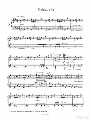 Espana Op.165 Piano - Isaac Albeniz [KSIĄŻKA]