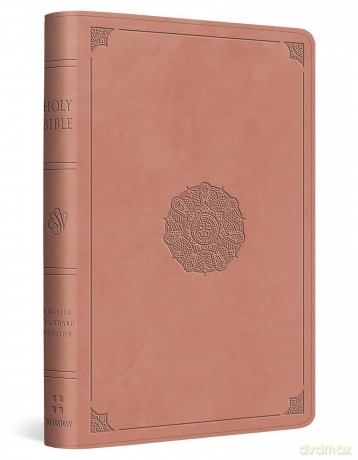 ESV Compact Bible (TruTone, Blush Rose, Emblem Design): English Standard Version, Trutone, Blush Rose, Emblem Design Compact Bible With Ribbon Marker [KSIĄŻKA]