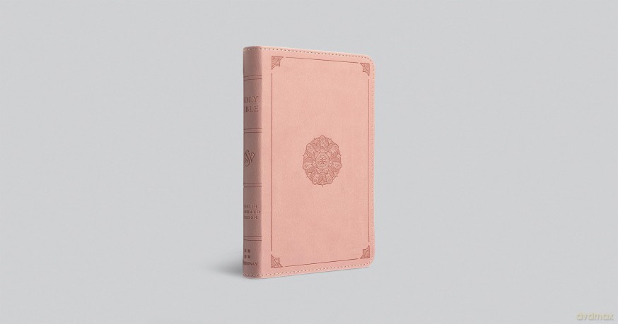 ESV Compact Bible (TruTone, Blush Rose, Emblem Design): English Standard Version, Trutone, Blush Rose, Emblem Design Compact Bible With Ribbon Marker [KSIĄŻKA]