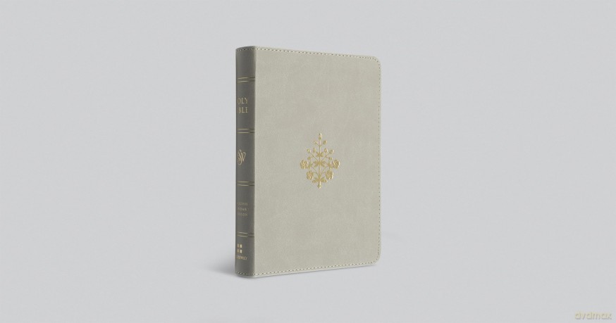 ESV Large Print Compact Bible (TruTone, Stone, Branch Design): English Standard Version, Stone, Trutone, Branch Design [KSIĄŻKA]