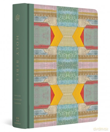 ESV Single Column Journaling Bible, Jessica Bush: English Standard Version, Jessica Bush, Trellis, Cloth over Board, Single Column Journaling Bible (Artist) [KSIĄŻKA]