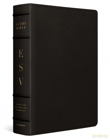ESV Study Bible, Large Print (Buffalo Leather, Deep Brown): English Standard Version, Deep Brown, Buffalo Leather, Study Bible [KSIĄŻKA]