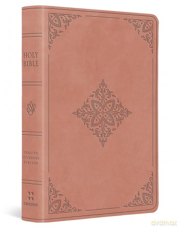 ESV Value Large Print Compact Bible (TruTone, Blush Rose, Fleur-de-lis Design) [KSIĄŻKA]