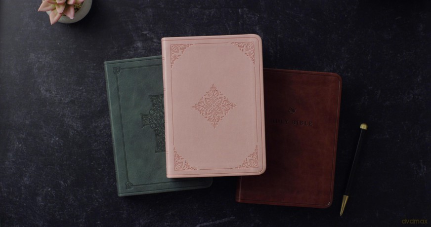 ESV Value Large Print Compact Bible (TruTone, Blush Rose, Fleur-de-lis Design) [KSIĄŻKA]