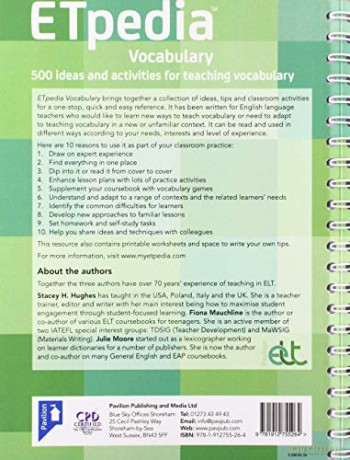 ETpedia Vocabulary: 500 ideas and activities for teaching vocabulary - Hughes [KSIĄŻKA]