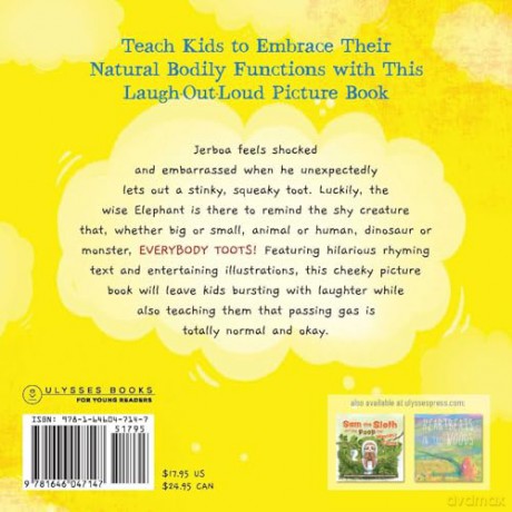 Everybody Toots: A Funny Read-Aloud Picture Book about Farting Animals (Rhyming books for kids age 3-5) - Jonny Leighton [KSIĄŻKA]