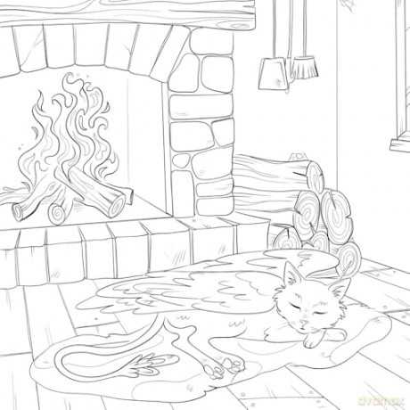 Everyday Magic: A Cozy Fantasy Coloring Book (Dover Adult Coloring Books) - Ana Bidault [KSIĄŻKA]