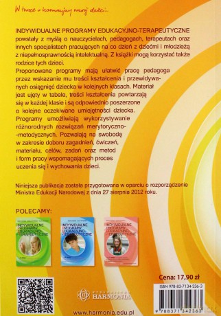 Indywidualne Programy... dla I etapu... [KSIĄŻKA]
