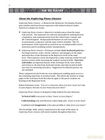 Exploring Piano Classics: Repertoire Level 3: A Masterwork Method for the Developing Pianist - Nancy Bachus [KSIĄŻKA]