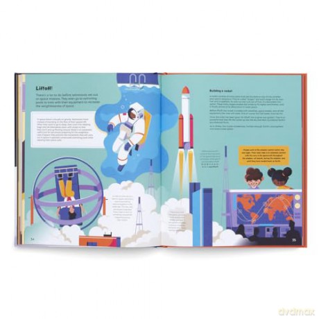 Exploring Space: Adventures Across the Universe with Emma and Louis - Anne Ameri-Siemens [KSIĄŻKA]