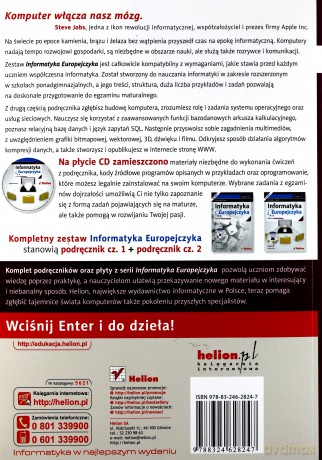 Informatyka Europejczyka LO 1-3 cz.2 ZR Helion [KSIĄŻKA]