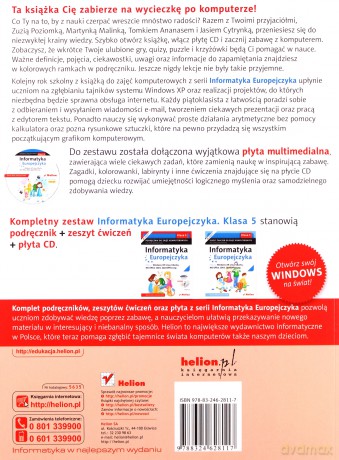 Informatyka Europejczyka SP 5 podr Win XP NPP 2013 [KSIĄŻKA]