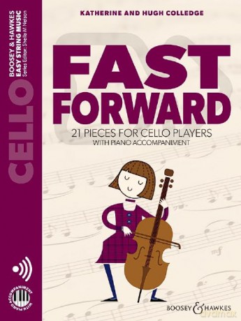 Fast Forward: 21 Pieces for Cello Players (Easy String Music) - Sheila Mary Nelson [KSIĄŻKA]