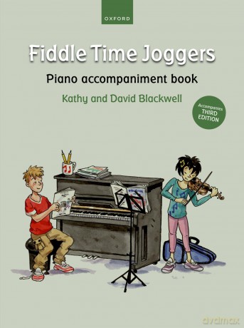 Fiddle Time Joggers Piano Accompaniment Book (for Third Edition): Accompanies Third Edition - Kathy Blackwell [KSIĄŻKA]