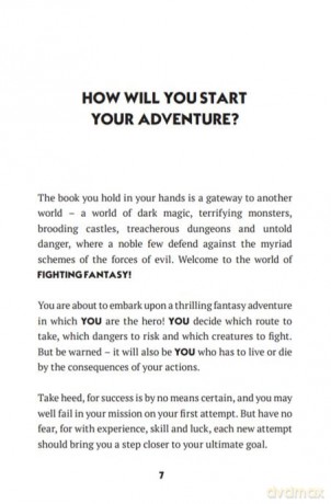 Fighting Fantasy: The Dungeon on Blood Island a brand new adventure by Sir Ian Livingstone! - Ian Livingstone [KSIĄŻKA]