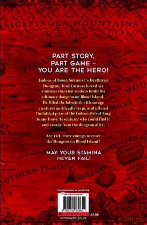 Fighting Fantasy: The Dungeon on Blood Island a brand new adventure by Sir Ian Livingstone! - Ian Livingstone [KSIĄŻKA]