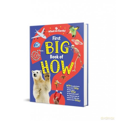 First Big Book of How: How do polar bears keep warm How do keys open locks How do spacesuits work The ultimate book of answers for kids who need to know HOW! - Sally Symes [KSIĄŻKA]
