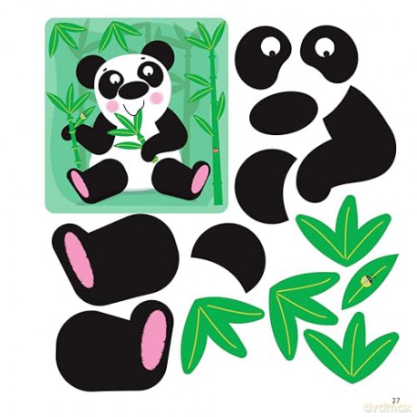 First Fun Sticker Painting: Wild Animals: 12 Colorful Creatures to Create - Edward Miller [KSIĄŻKA]