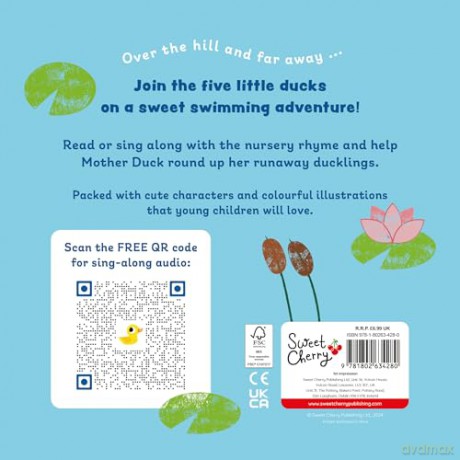 Five Little Ducks (Sing-Along Nursery Rhymes): 1 (Little Library of Sing-Along Nursery Rhymes) - Kevin Payne [KSIĄŻKA]