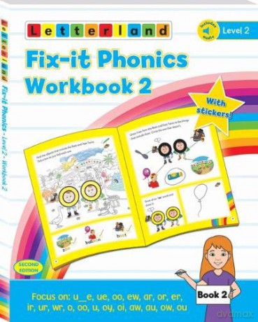 Fix-it Phonics - Level 2 - Workbook 2 (2nd Edition): 1 - Lisa Holt [KSIĄŻKA]