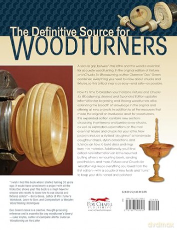 Fixtures and Chucks for Woodturning, Revised and Expanded Edition: Everything You Need to Know to Secure Wood on Your Lathe - Doc Green [KSIĄŻKA]