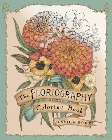 Floriography Coloring Book - Jessica Roux [KSIĄŻKA]