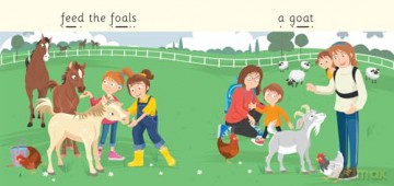 Foals at the Farm: Phase 3 Set 1 Blending practice (Big Cat Phonics for Little Wandle Letters and Sounds Revised) - Caroline Green [KSIĄŻKA]