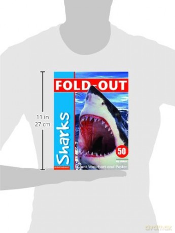 Fold-out Sticker Book: Sharks (Fold-Out Poster Sticker Books) - Dominic Zwemmer [KSIĄŻKA]