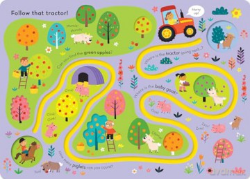 Follow That Tractor! (Trace the Trails) - Georgie Taylor [KSIĄŻKA]
