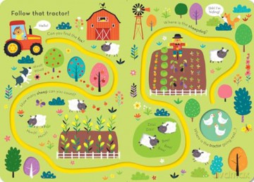 Follow That Tractor! (Trace the Trails) - Georgie Taylor [KSIĄŻKA]