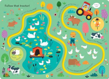 Follow That Tractor! (Trace the Trails) - Georgie Taylor [KSIĄŻKA]