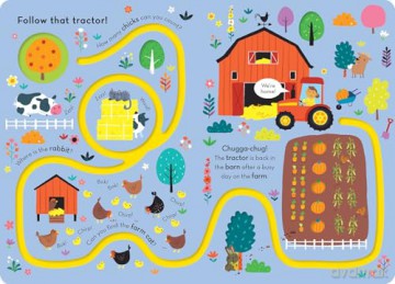 Follow That Tractor! (Trace the Trails) - Georgie Taylor [KSIĄŻKA]